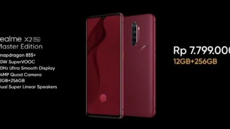 Tampil Nyentrik, Ini Realme X2 Pro Master Edition