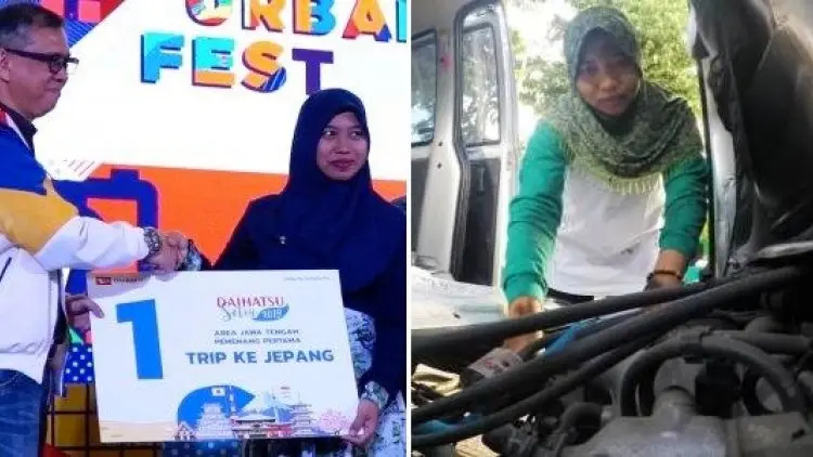 Cinta Otomotif, Bu Guru Menang Trip ke Jepang