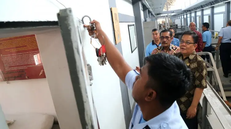 (Foto) Kunjungan Ombudsman ke Bekas Kamar Setnov dan Nazaruddin di Lapas Sukamiskin