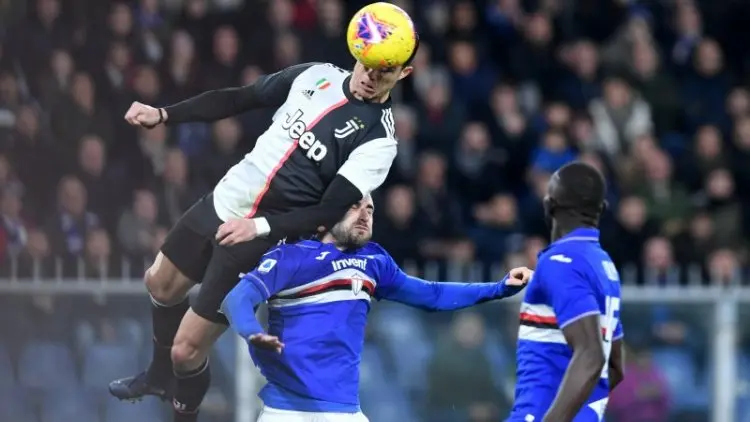 Ternyata, Lompatan Ronaldo Lawan Sampdoria Bukan yang Tertinggi