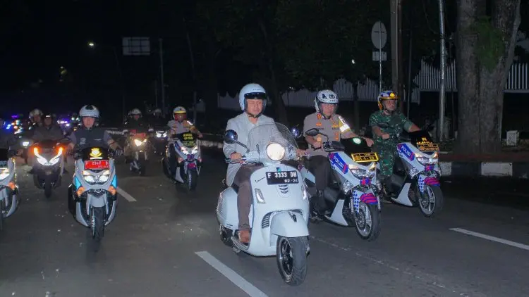 Asyik, Muspida Kota Bogor Keliling Gereja Pakai Motor