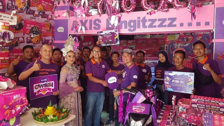 11.800 Toko Pulsa Ikuti Axis Owsem Battle
