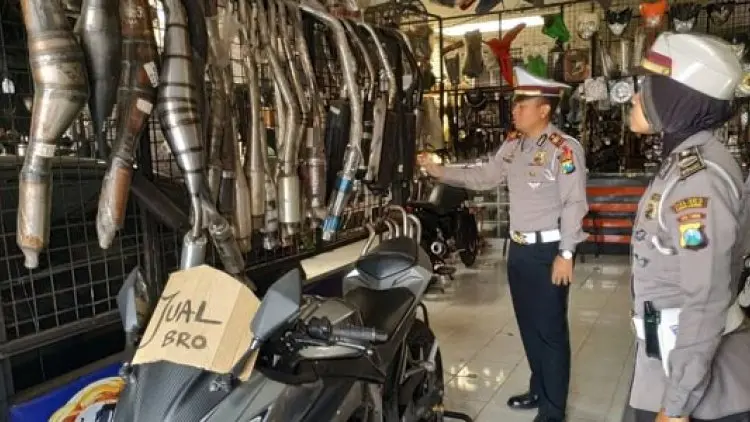 Polisi Segera Tertibkan Knalpot Brong di Lumajang