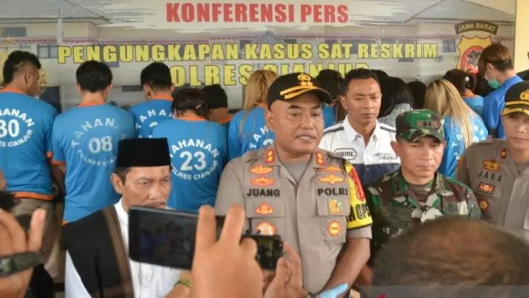 Empat Mucikari di Cianjur Dibekuk Polisi, Jajakan Perempuan Muda ke Turis Asing