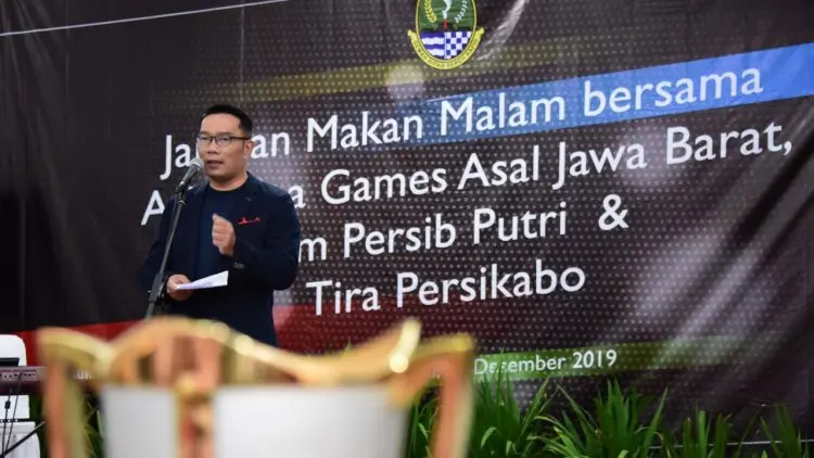 Persib Putri Juara, Gubernur Ridwan Kamil Sawer Rp500 juta