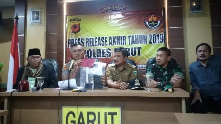 Polres Garut Berhasil Tangkap Penginjak Buku Bertuliskan Alquran