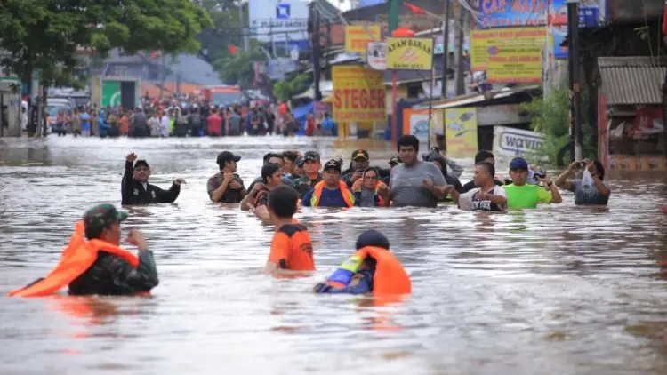 Banjir Berangsur Surut di Tangerang