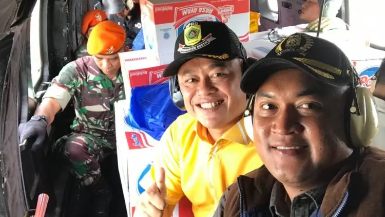 Pemkab Bogor dan TNI AU Salurkan Bantuan ke Lima Desa Terisolir
