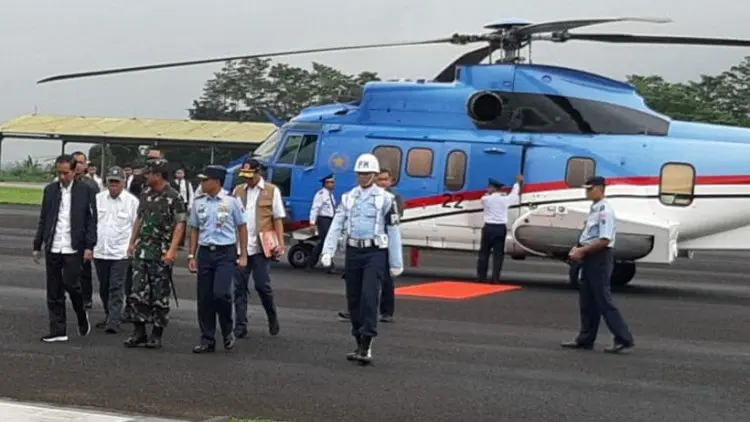 Akibat Cuaca Buruk, Presiden Jokowi Batal Kunjungi Sukajaya