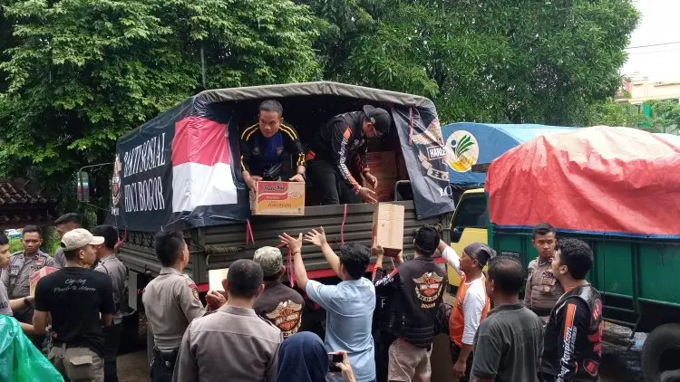 HDCI Bogor Kirim Logistik dan Alat Berat ke Tiga Lokasi Bencana