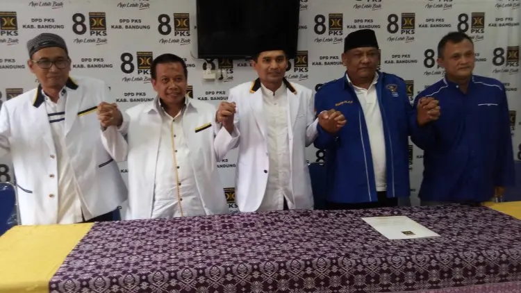 PKS dan Demokrat Jalin Koalisi Dukung Gun Gun Gunawan pada Pilbup Bandung 2020
