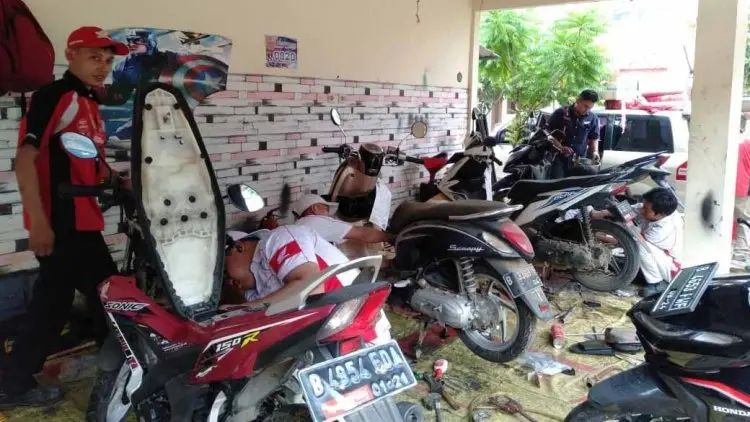 Tanggap Banjir, DAM Siapkan AHASS Siaga Banjir di Bekasi dan Bogor