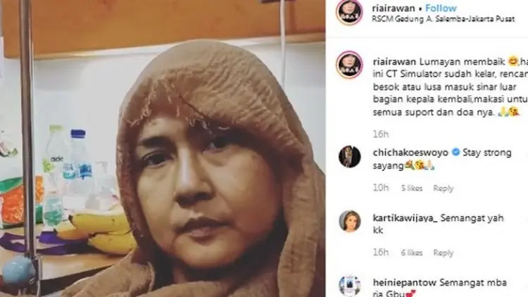 Ria Irawan Berjuang Lima Tahun Melawan Kanker