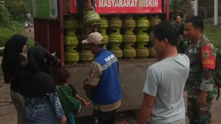 Operasi Pasar, Korban Bencana Kini Bisa Beli Gas Melon Rp16.500