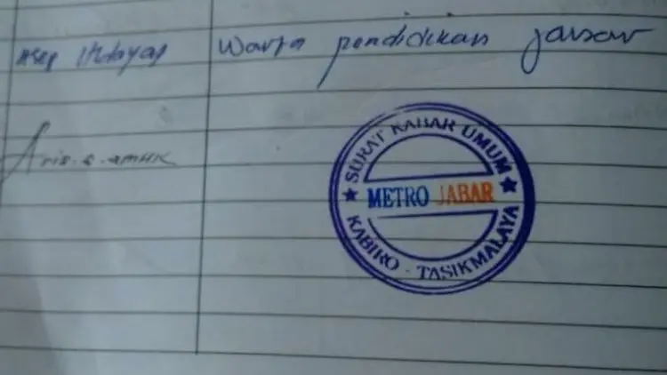 Kepsek di Cibatu Geram Dilecehkan Oknum Wartawan