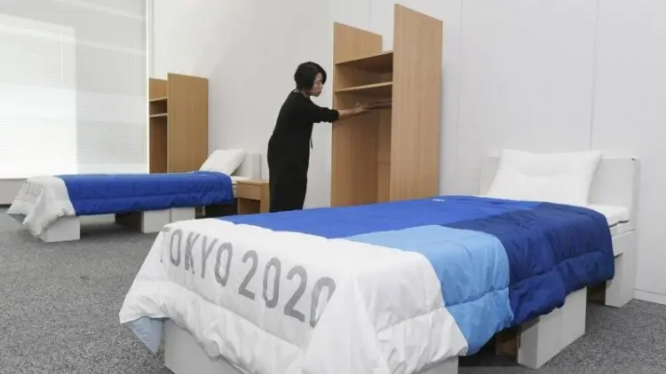 Walah, Tempat Tidur Atlet Olimpiade 2020 Dibuat dari Kardus