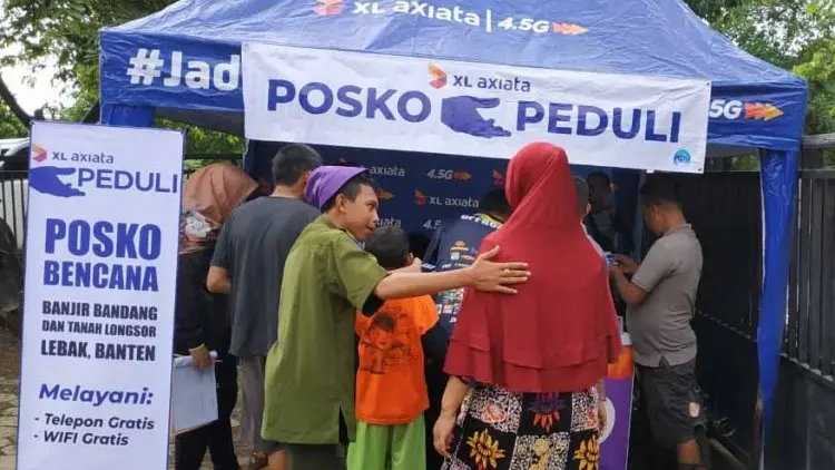 Peduli Bencana, XL Axiata Ajak Pelanggan Bantu Korban Melalui Layanan Xmart Donasi