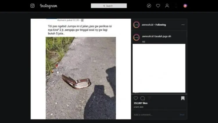 Nemu Duit Rp 2 Juta di Jalan, Driver Ojol Malah Cuek Bebek