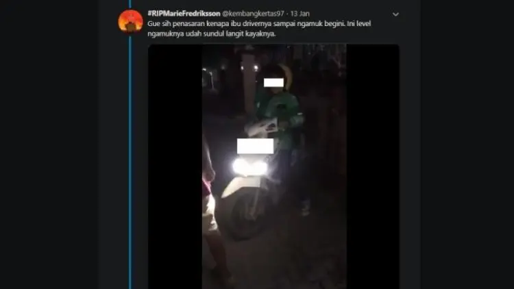 Driver Ojol Lempar Makanan Ketika Adu Mulut dengan Costumer