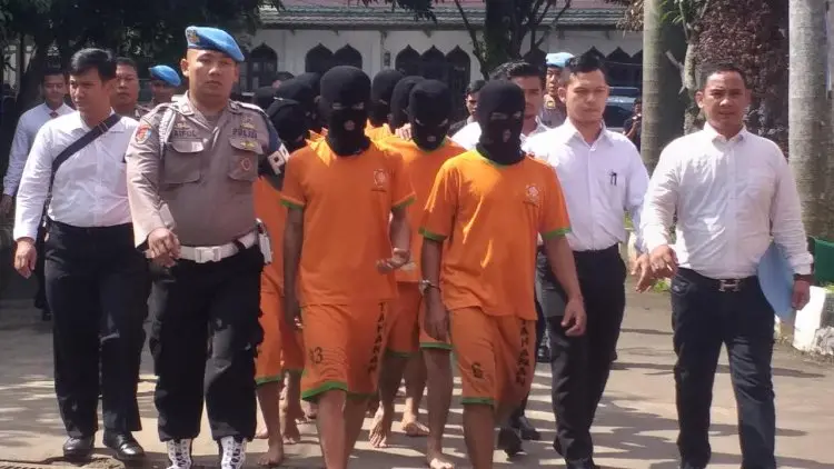 16 Anggota Sindikat Curanmur Sadis Dibekuk Polres Bogor