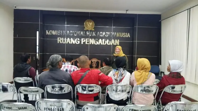 Warga Pro Rumah Deret Datangi Kantor Komnas HAM