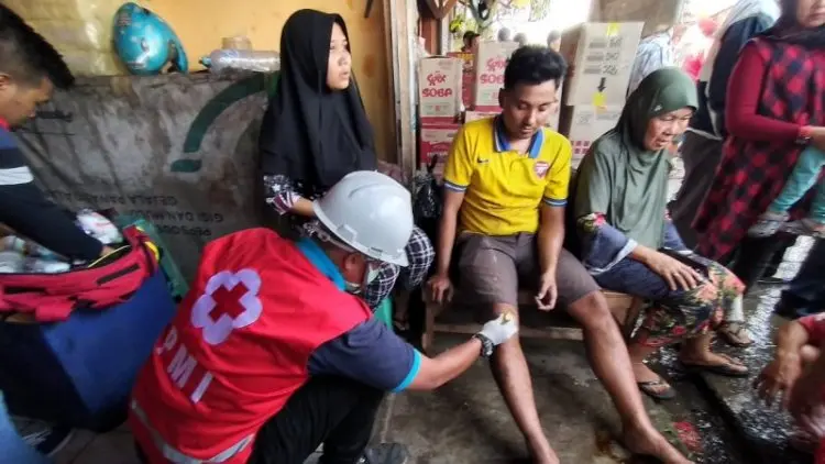 Kebakaran Pasar di Sukabumi, Dua Pedagang Terluka