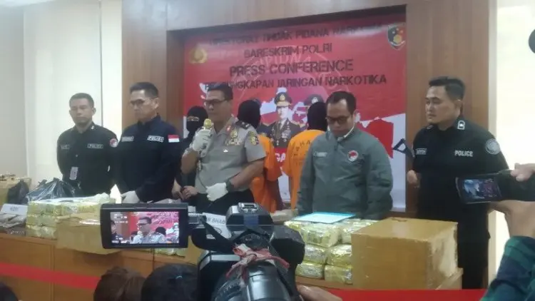 Terciduk, 2 Kurir Sabu 70 Kg Asal Malaysia
