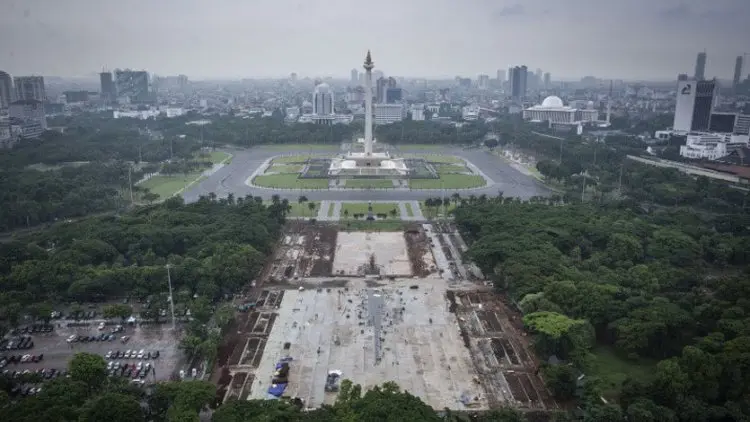 Revitalisasi Monas, Akan Dibangun Kolam dan Plaza