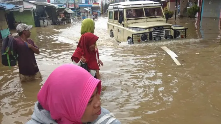 FOTO:  Banjir di Kabupaten Bandung