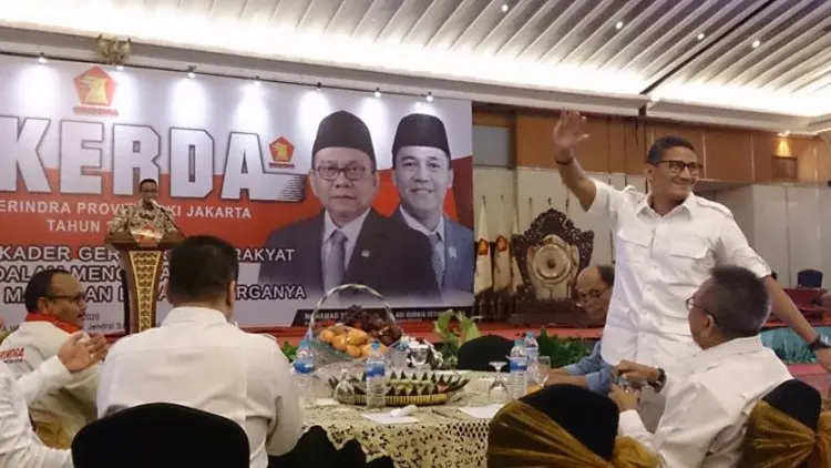 Anies-Sandi Bertemu di Rakerda Gerindra