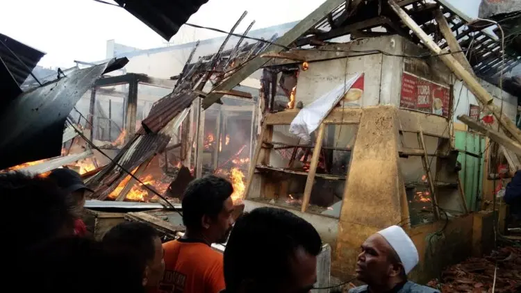 Duh, Rencana Direvitalisasi Tahun Ini, Pasar Cikajang Dilalap Api