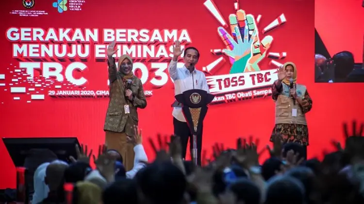 Di Cimahi, Presiden Canangkan Gerakan Eliminasi TBC 2030