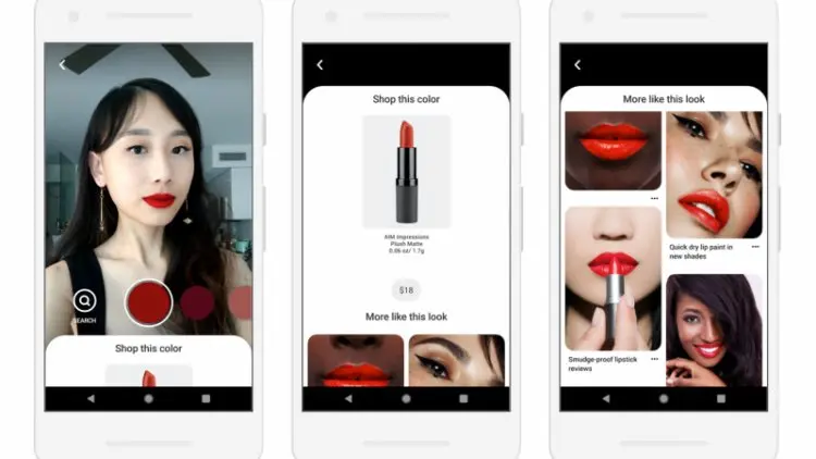 Pinterest Luncurkan Fitur Baru untuk Coba Warna Lipstik