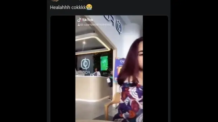 Ikut Bagaikan Langit Challenge, Gadis Ini Collab Bareng Driver Ojol