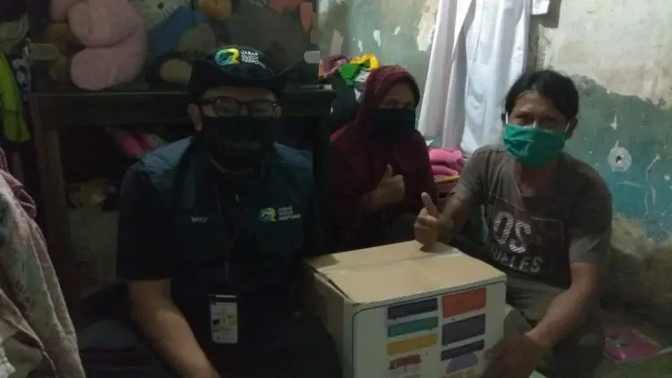 Hari Pertama 2021, JQR Langsung Sebar Bantuan