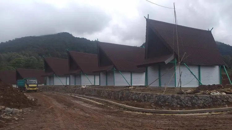 Terkendala Cuaca, Progres Pembangunan Kios Rest Area Puncak Baru 92 Persen