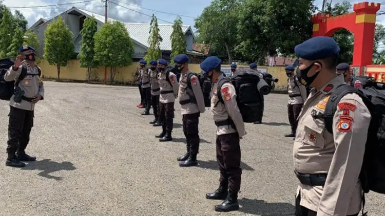 Brimob Polda Kerahkan Pasukan Bantu Pemulihan Pascagempa Sulbar