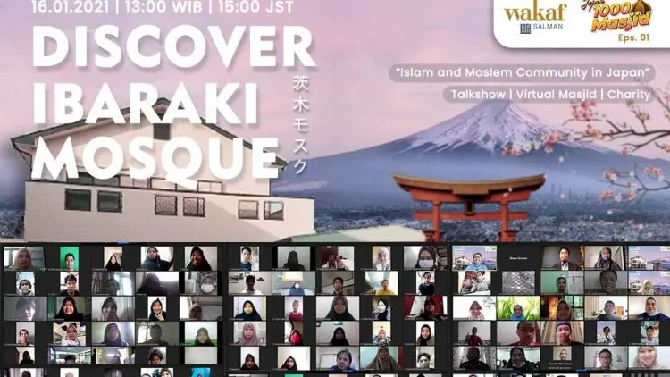 Wakaf Salman ITB Bersama Masjid Ibaraki Jepang Gelar Acara Discover Ibaraki Mosque