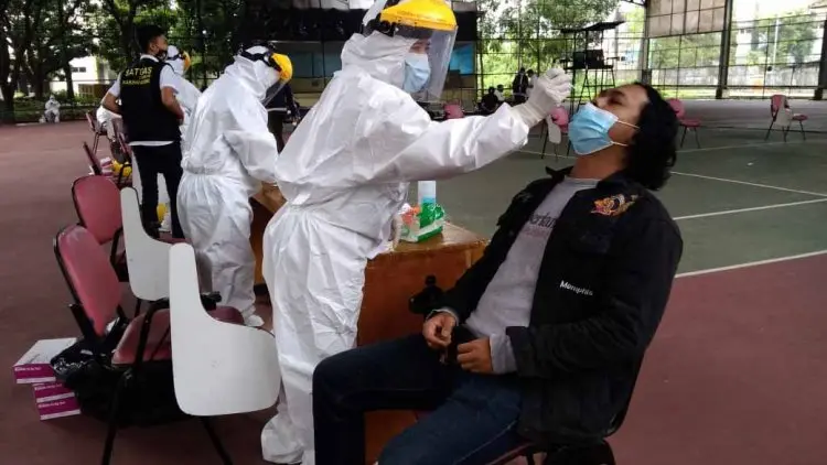 Puluhan Anggota PWI Kab Bandung Jalani Rapid Antigen Covid-19