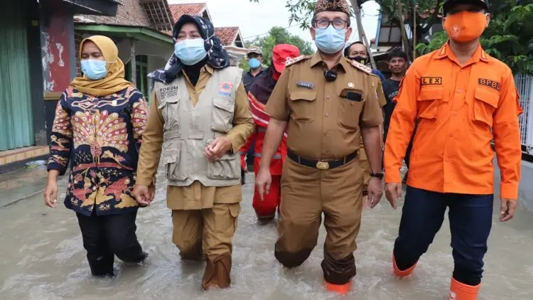 Waspada.. Sembilan Kecamatan di Kabupaten Cirebon Rawan Banjir
