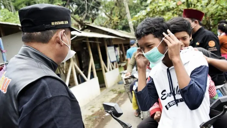 Uu Ruzhanul Sidak Masker di Situ Gede Kota Tasikmalaya