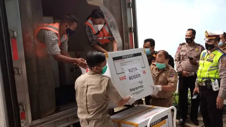 Kota Bogor Terima Vaksin Covid-19 Tahap Kedua