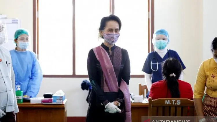 Pemimpin Myanmar Aung San Suu Kyi Ditangkap