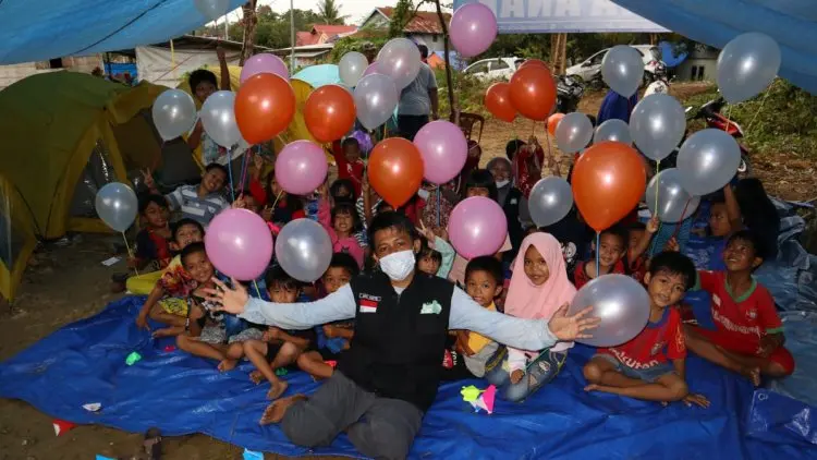Dongeng Ceria Hibur Anak Penyintas Gempa Mamuju 