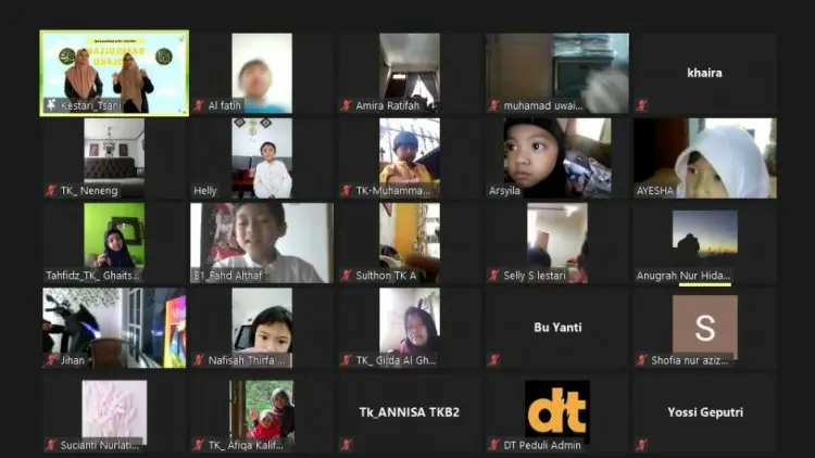 Lima Mahasiswa UPI Jurusan PGPAUD Melaksanakan PPLSP di PG dan TK Daarut Tauhiid