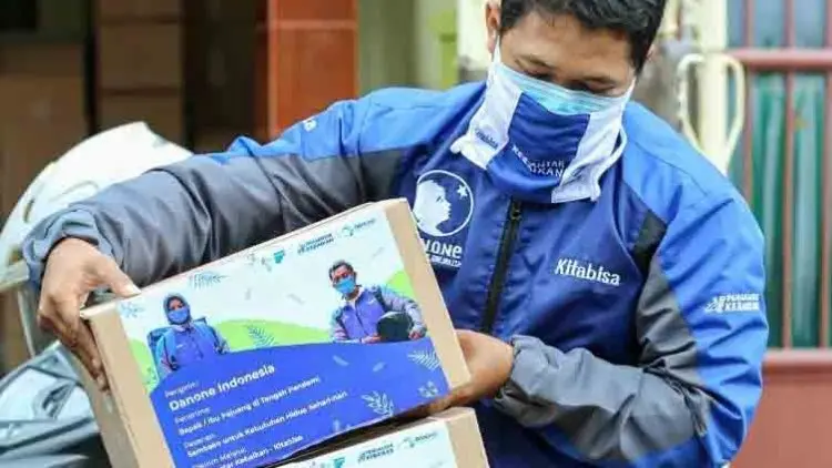 Pandemi, Danone Indonesia Gandeng Kitabisa.com Dukung Nutrisi Seribu Keluarga