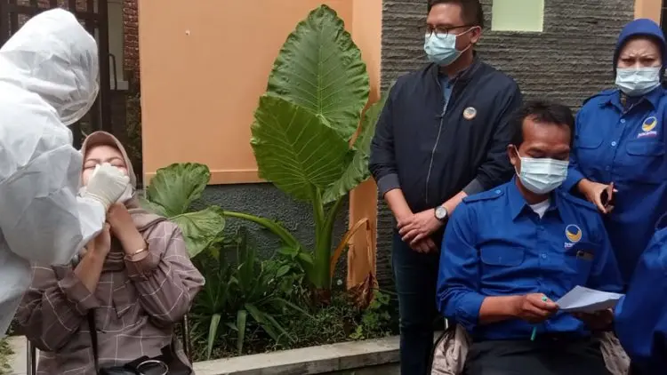 Nasdem Kota Bandung Gelar Tes Usap di Lima Wilayah