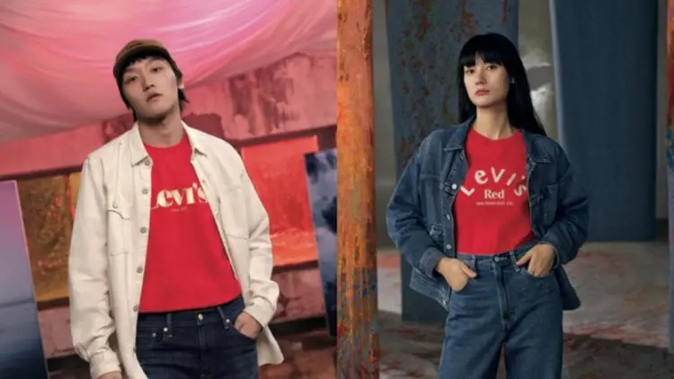 Jelang Imlek, Levi's Luncurkan Koleksi Dominan Merah