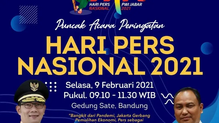 PWI Jabar Peringati HPN Bersama Gubernur & Presiden Secara Virtual