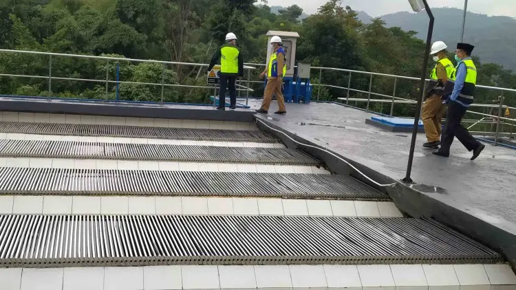 Instalasi Pengolahan Air Bersih Sadu Angkat Derajat Perumda Tirta Raharja